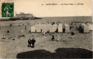 CPA Saint Malo La Grande Plage FRANCE (1015388)