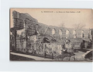 Postcard Les Ruines du Palais Gallien, Bordeaux, France