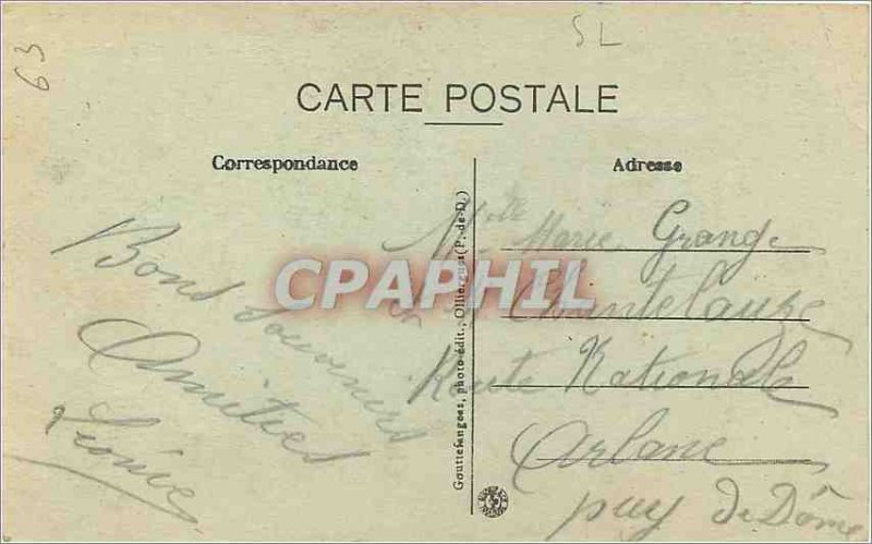 Old Postcard Royat Casino