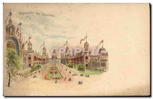 Old Postcard Esplanade Des Invalides Paris