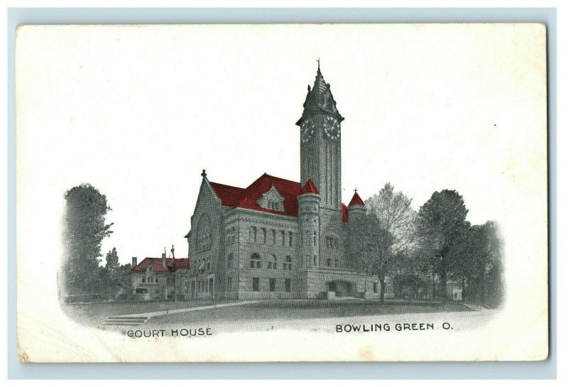 c. 1910 Court House Bowling Green, OH. Postcard P16 