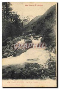 Old Postcard Hot Water Gave Ossau downstream Gabas