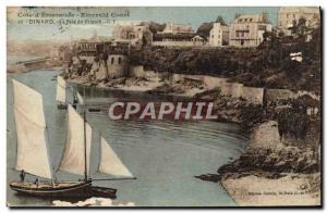 Old Postcard Boat Dinard Bay of prayer