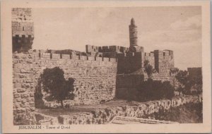 Postcard Tower of David Jerusalem Israel