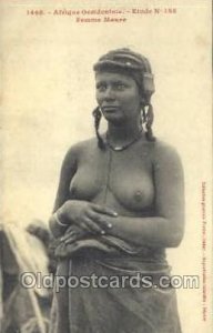 Afrique Occidentale Etude No 133 Femme Maure African Nude Unused 