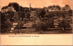 Germany Gruss aus Schiffenberg bei Giessen Vintage Postcard C119