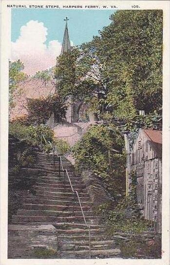 West Virginia Harpers Ferry Natural Stone Steps