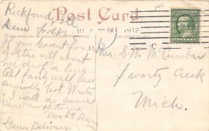 Rockford Illinois~Fair Grounds Park~1912 Postcard