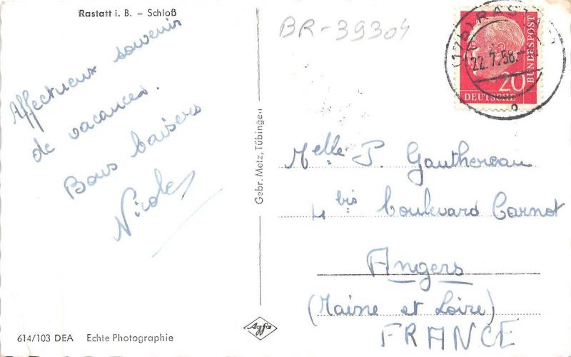 BR39304 Rastatt i b Schloss germany