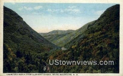 Crawford Notch, Elephant's Head in White Mountains, New Hampshire