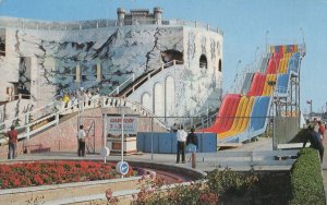 Giant LGBT Slide & Scenic Railway Great Yarmouth Vintage Postcard