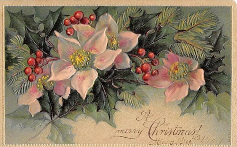 Christmas Postcard Unused