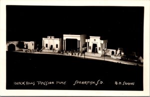 Real Photo Postcard Black Hills Passion Play in Spearfish, South Dakota