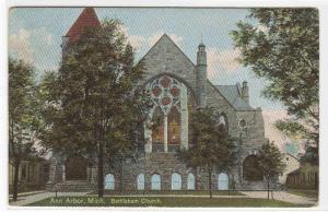 Bethlehem Church Ann Arbor Michigan 1910 postcard