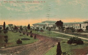 c.1911 Dairy Bldg. State Fair Ground Syracuse N.Y. Hand Colored Postcard 2T6-500