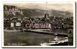 Modern Postcard Geneva General view