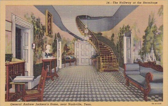 The Hallway At The Hermitage General Andrew Jacksons Home Nashville Tennessee