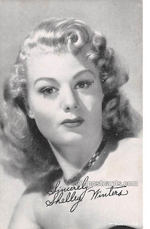 Shelley Winters Movie Star Actor Actress Film Star Unused 