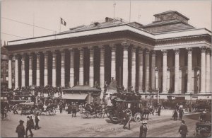 RPPC Postcard Paris France La Bourse