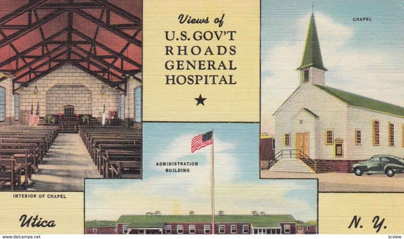 UTICA , New York , 1930-40s ; U.S. Gov't Rhoads General Hospital