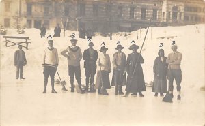 Thiessow Davos, Nachdiuck Verboten, Berlin Germany Curling 1914 