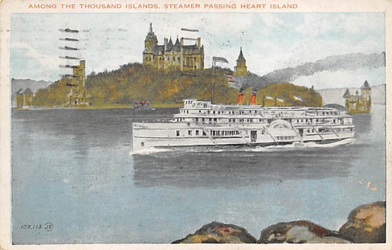 Steamer Ferries & Paddle Wheels Ship 1932 