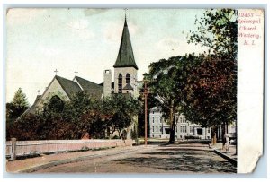 c1905 Episcopal Church Chapel Exterior Westerly Rhode Island RI Vintage Postcard