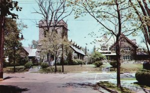 Vintage Postcard St. John Episcopal Parish Church Somerville New Jersey NJ