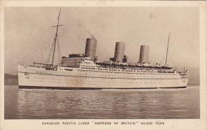 Canadian Pacific Luxury Liner Empress Of Britain 1934Real Photo