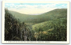 1920s GREEN MOUNTAINS VERMONT BREAD LOAF LONG TRAIL CLIFF POSTCARD P2425