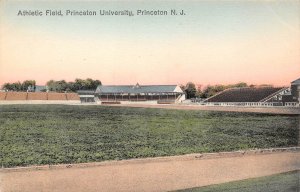 Princeton New Jersey Princeton University, Athletic Field,Color Lithograph PC U8