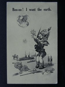 WW1 War Cartoons Series KIASER BOO-OO...... c1914 Postcard Bamforth 5021