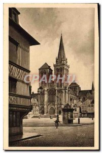 Old Postcard Normandy Lisieux La Cathedrale Saint Pierre