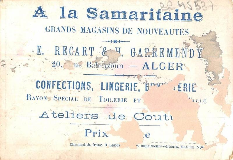 BR45537 La Samaritaine Rue Bab Azoun Alger advertising publicite