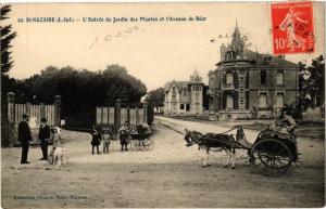 CPA St-NAZAIRE - L'Entrée du Jardin des Plantes et l'Avenue.. (222421)