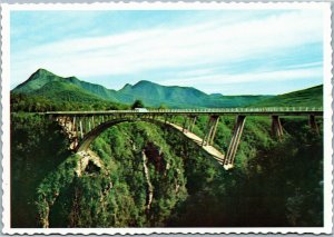 postcard Paul Sauer Bridge over Storms River Cape South Africa