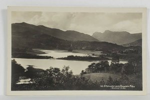 UK England View of Eltwater and Langdale Pikes Abrahams Series Postcard S5