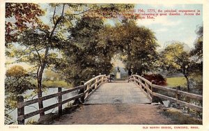 Old North Bridge in Concord, Massachusetts