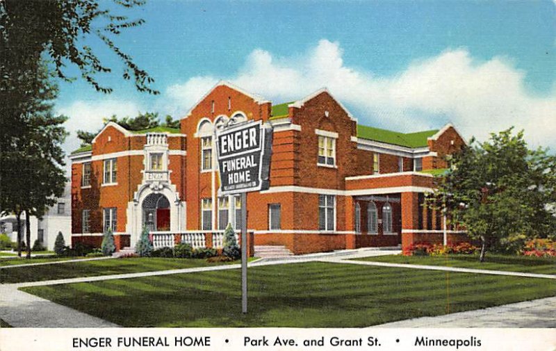 Enger Funeral Home Minneapolis, MN USA Funeral Home Unused 