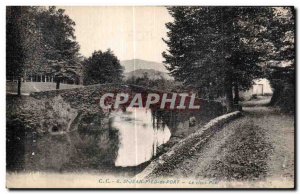 Old Postcard St Jean Pied de Port Le Vieux Pont