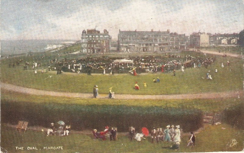 The Ovasl.Margate  Tuck Oilette Margate Sries Postcard