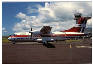 Air Mauritius ATR 42 300 Airplane Postcard