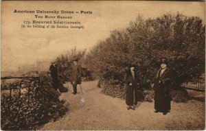 CPA AK PARIS 6e 173, Bd St-germain American university Union (925190)