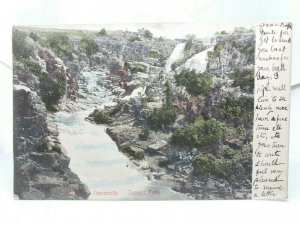 Newcastle Natal South Africa Ineada Falls Vintage Postcard 1907