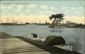 Portsmouth NH Piscataqua River View c1910 Postcard