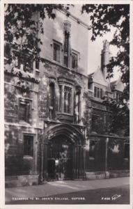 England Oxford Entrance To St John's College Photo