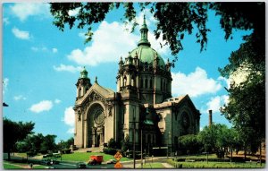 Cathedral of Saint Paul Minnesota MN Skyline Of The City Religious Bldg Postcard