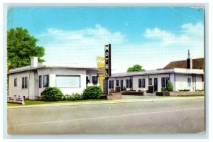 c1950's Belmont Motel Street View Colorado Springs Colorado CO Vintage Postcard