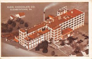 Elizabethtown Pennsylvania~Klein Chocolate Co Factory~Birdseye~1920s 