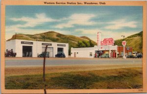 Western Service Station Inc Wendover Utah Postcard PC383